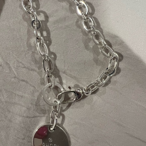 Gucci Sterling Silver Trademark Charm Bracelet Worn once - Picture 6 of 6